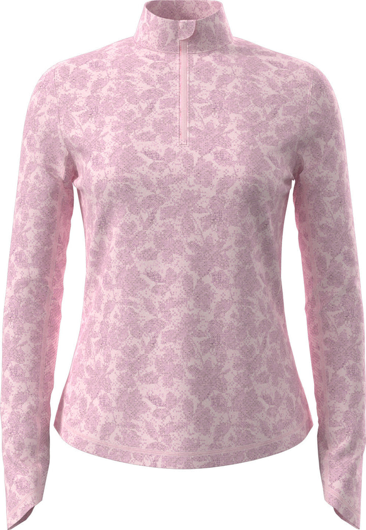 Callaway Abstract Floral Long Sleeve UV Mock [SF26]