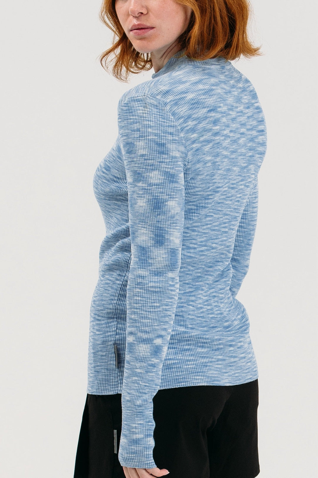 Foray Golf Knit Melange Quarter Zip