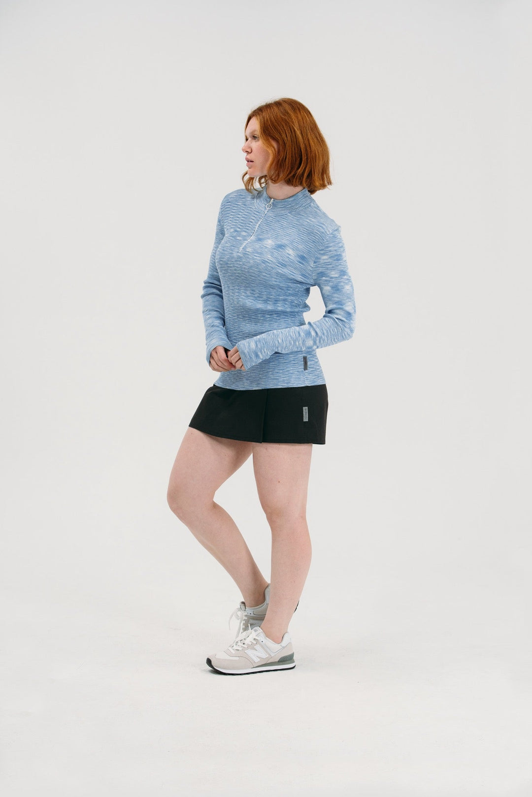 Foray Golf Knit Melange Quarter Zip
