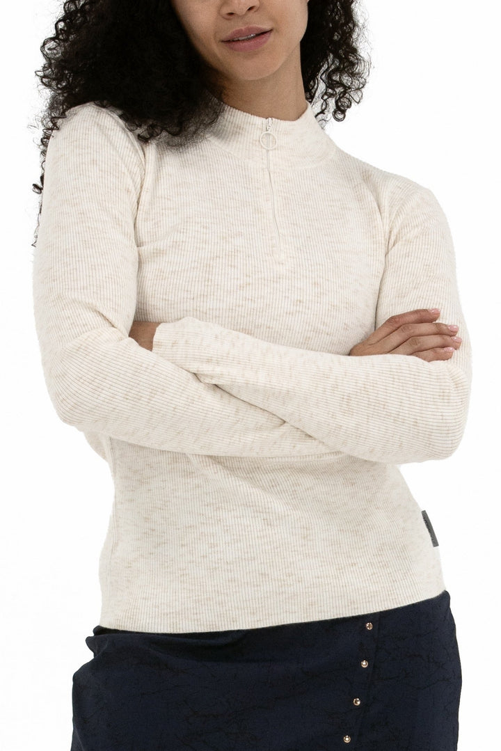 Foray Golf Knit Melange Quarter Zip