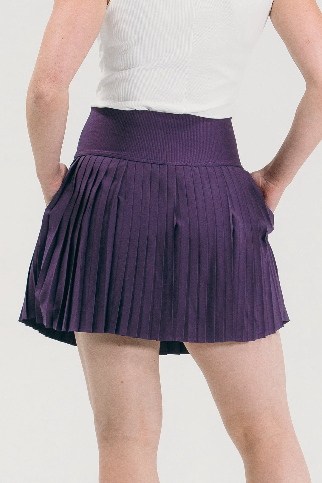 Foray Golf Pleated Plum Skort