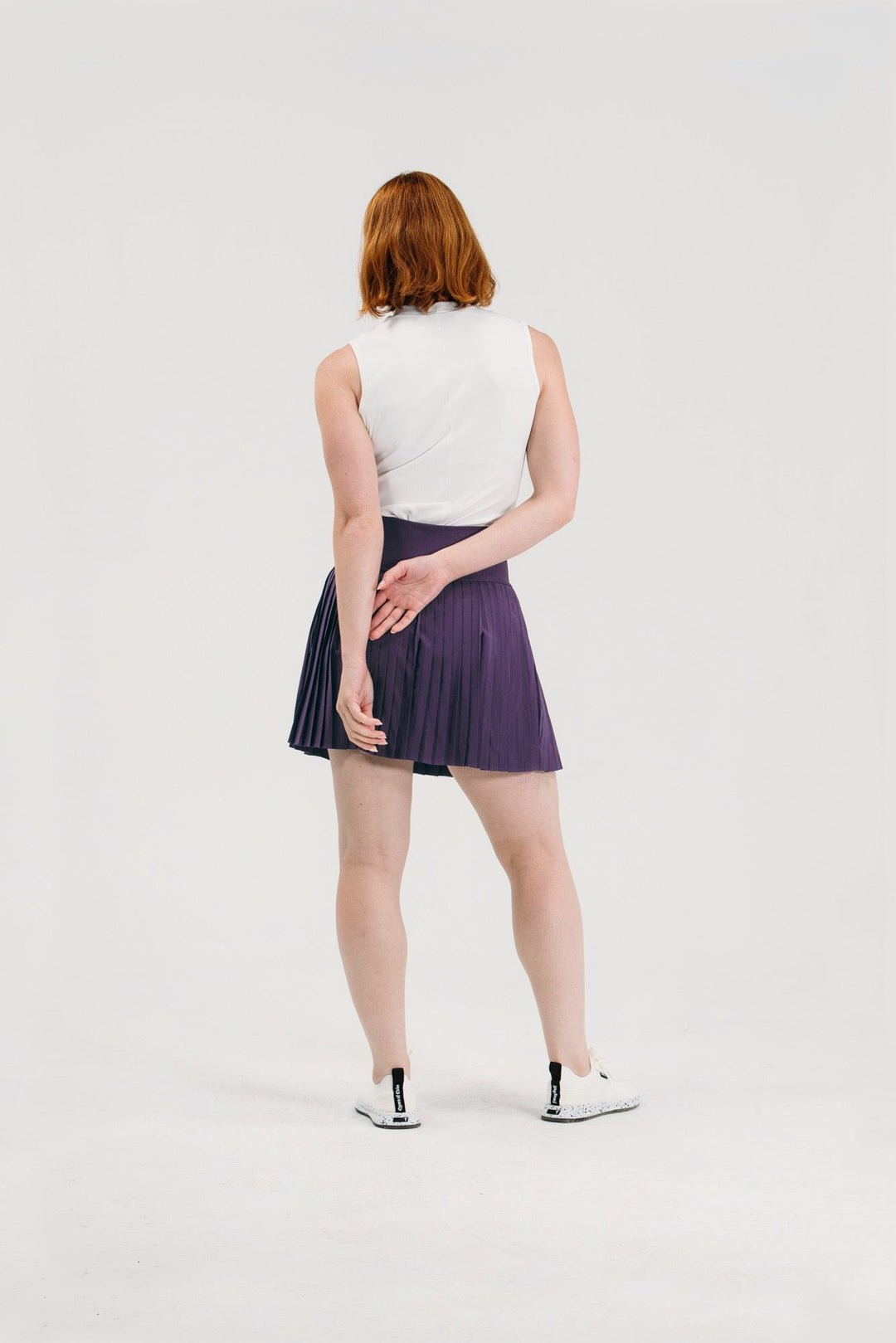 Foray Golf Pleated Plum Skort