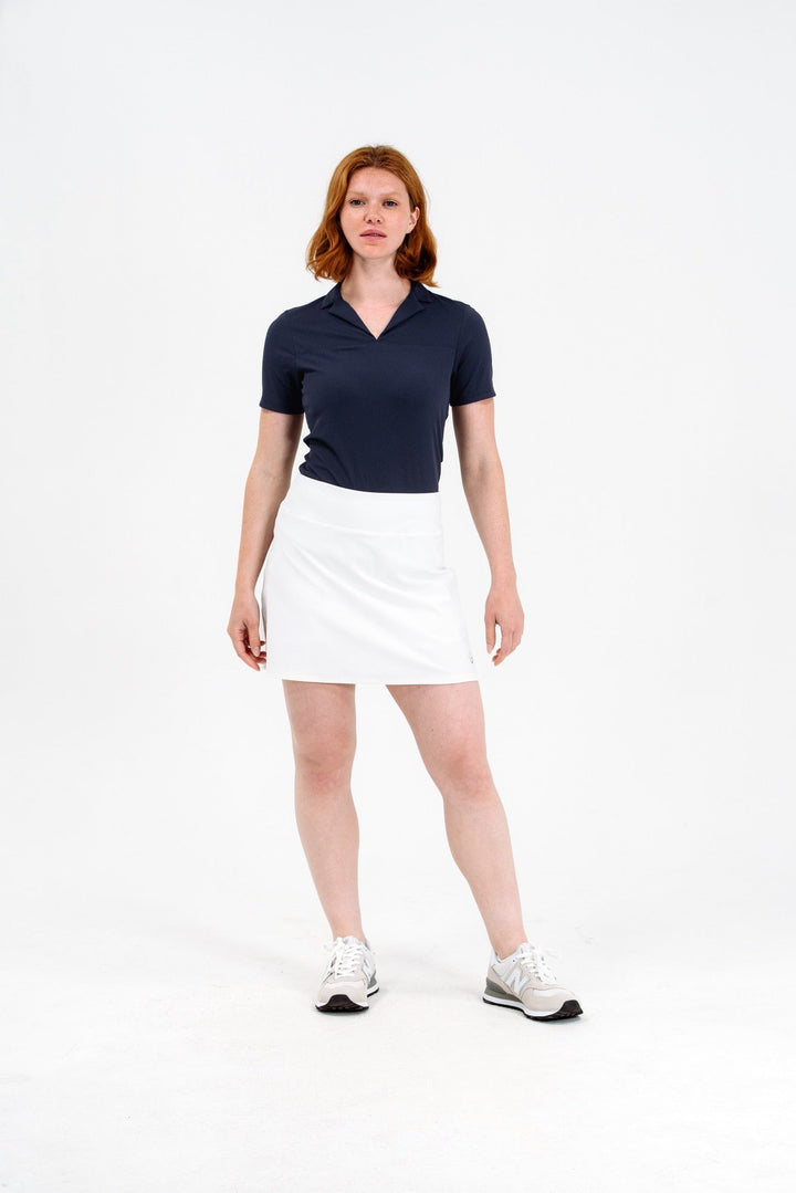Foray Golf Rib Notch Collar Short Sleeve Polo