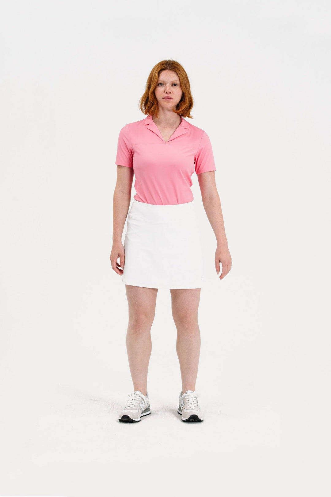 Foray Golf Rib Notch Collar Short Sleeve Polo