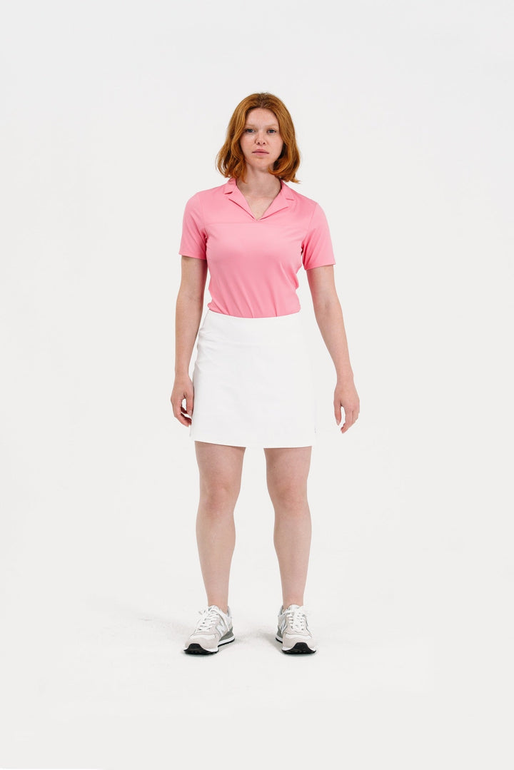 Foray Golf Rib Notch Collar Short Sleeve Polo