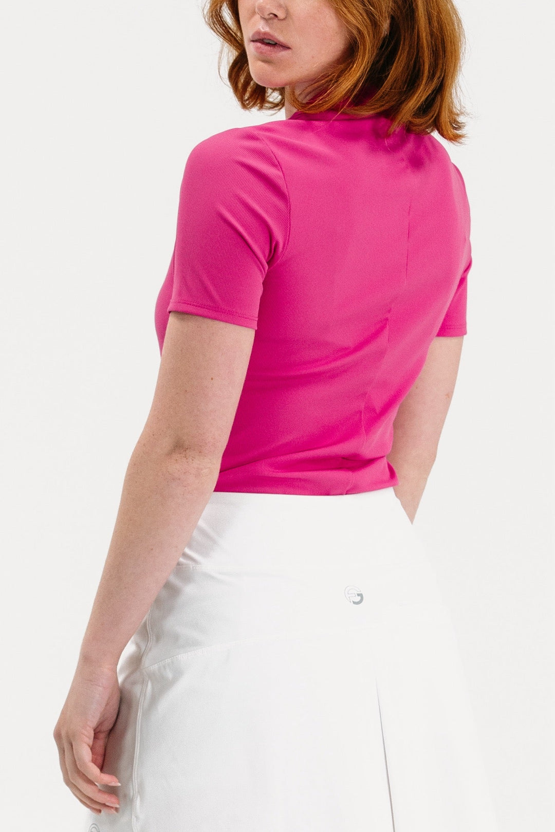 Foray Golf Rib Notch Collar Short Sleeve Polo