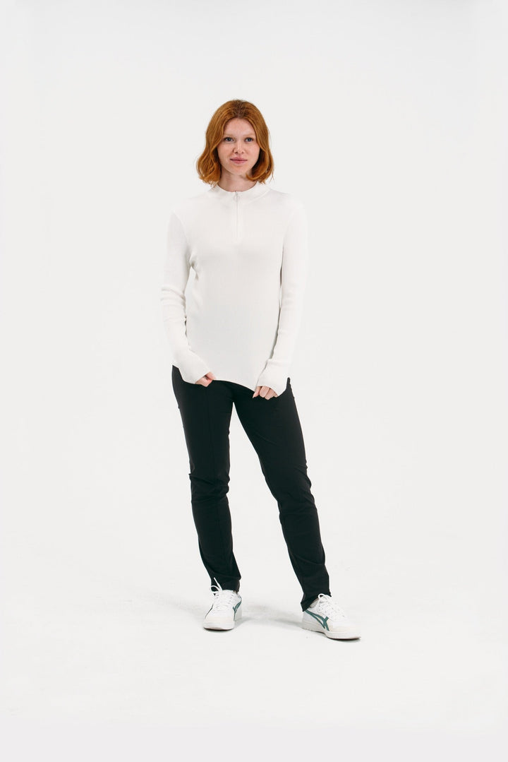 Foray Golf Knit Solid Quarter Zip