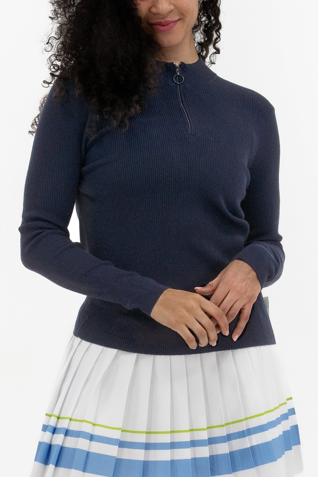 Foray Golf Knit Solid Quarter Zip
