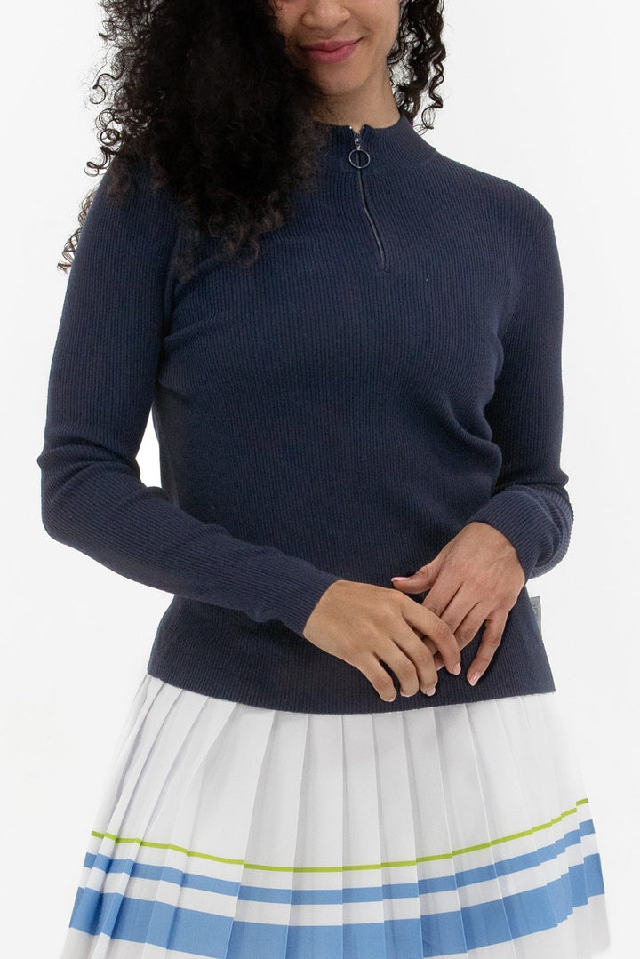 Foray Golf Knit Solid Quarter Zip