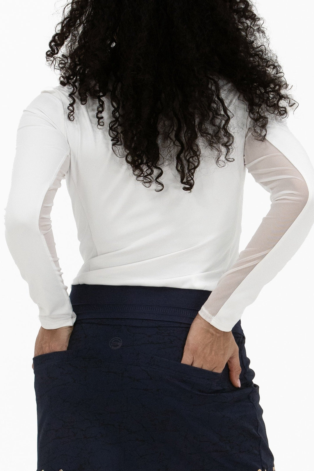 Foray Golf Long Sleeve Contrast Trim Polo