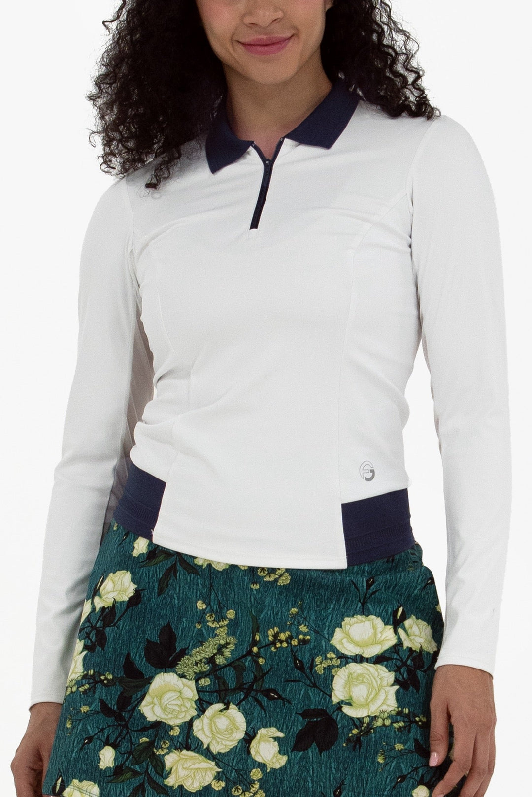Foray Golf Long Sleeve Contrast Trim Polo