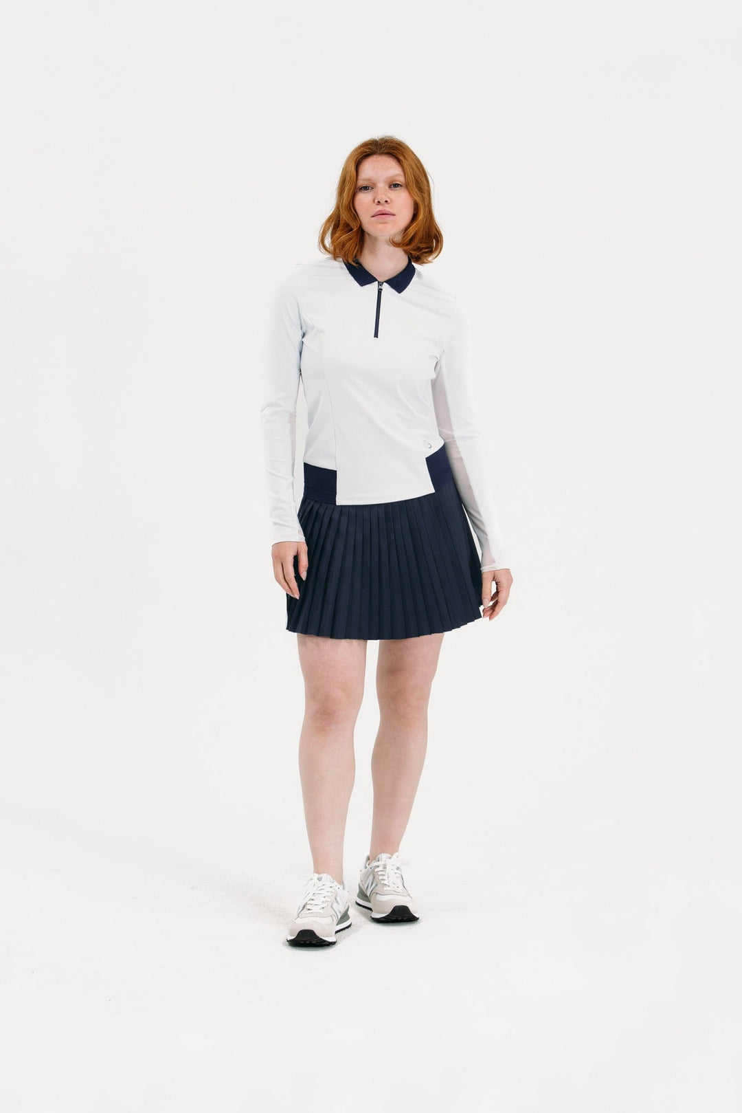 Foray Golf Long Sleeve Contrast Trim Polo