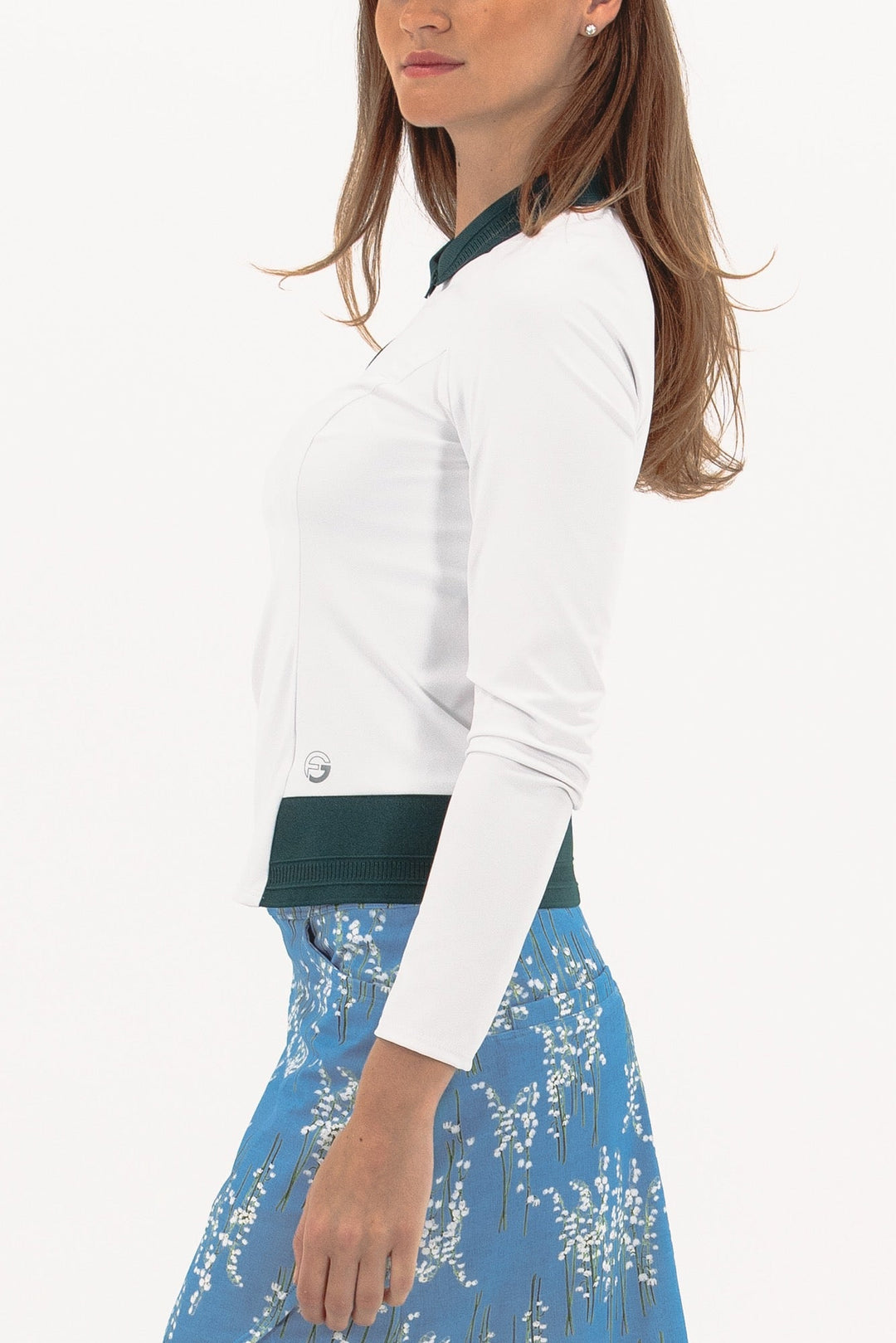 Foray Golf Long Sleeve Contrast Trim Polo