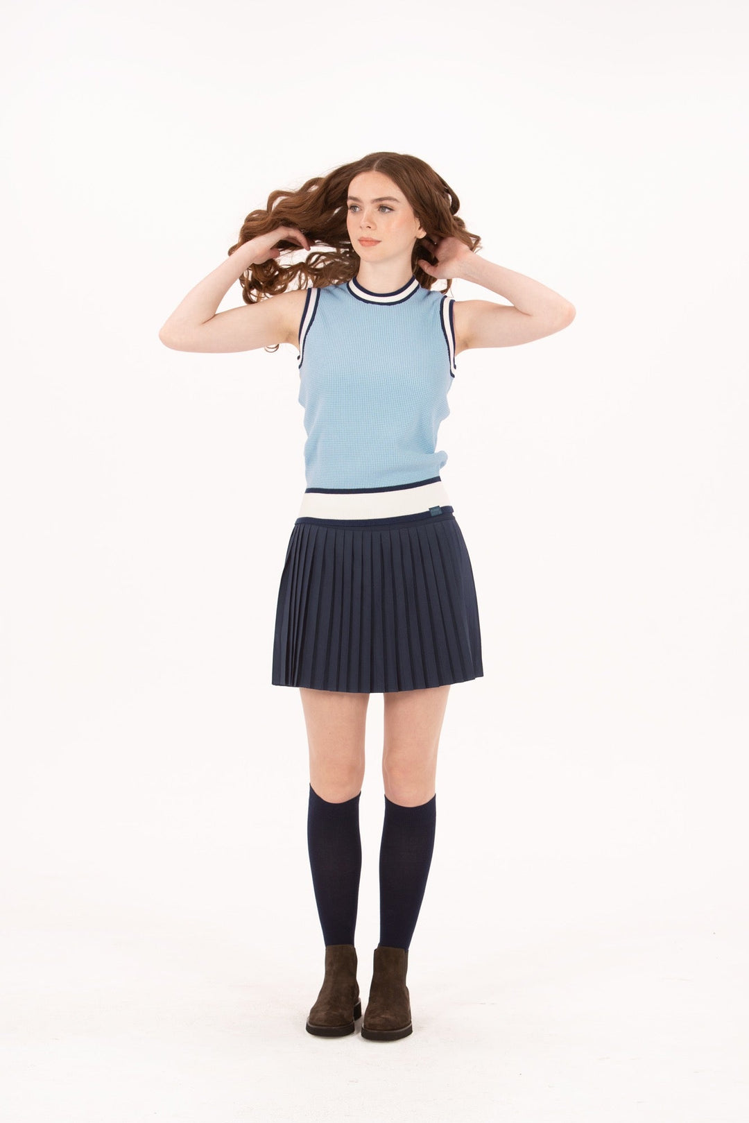 Foray Golf Waffle Knit Shell