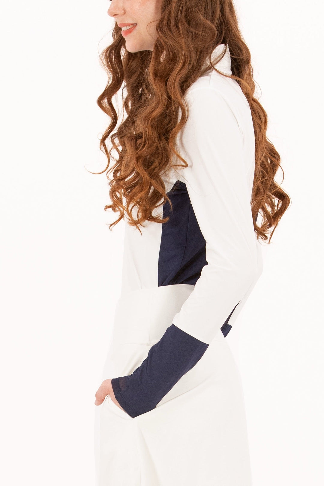 Foray Golf Colorblock Long Sleeve Sun Shirt