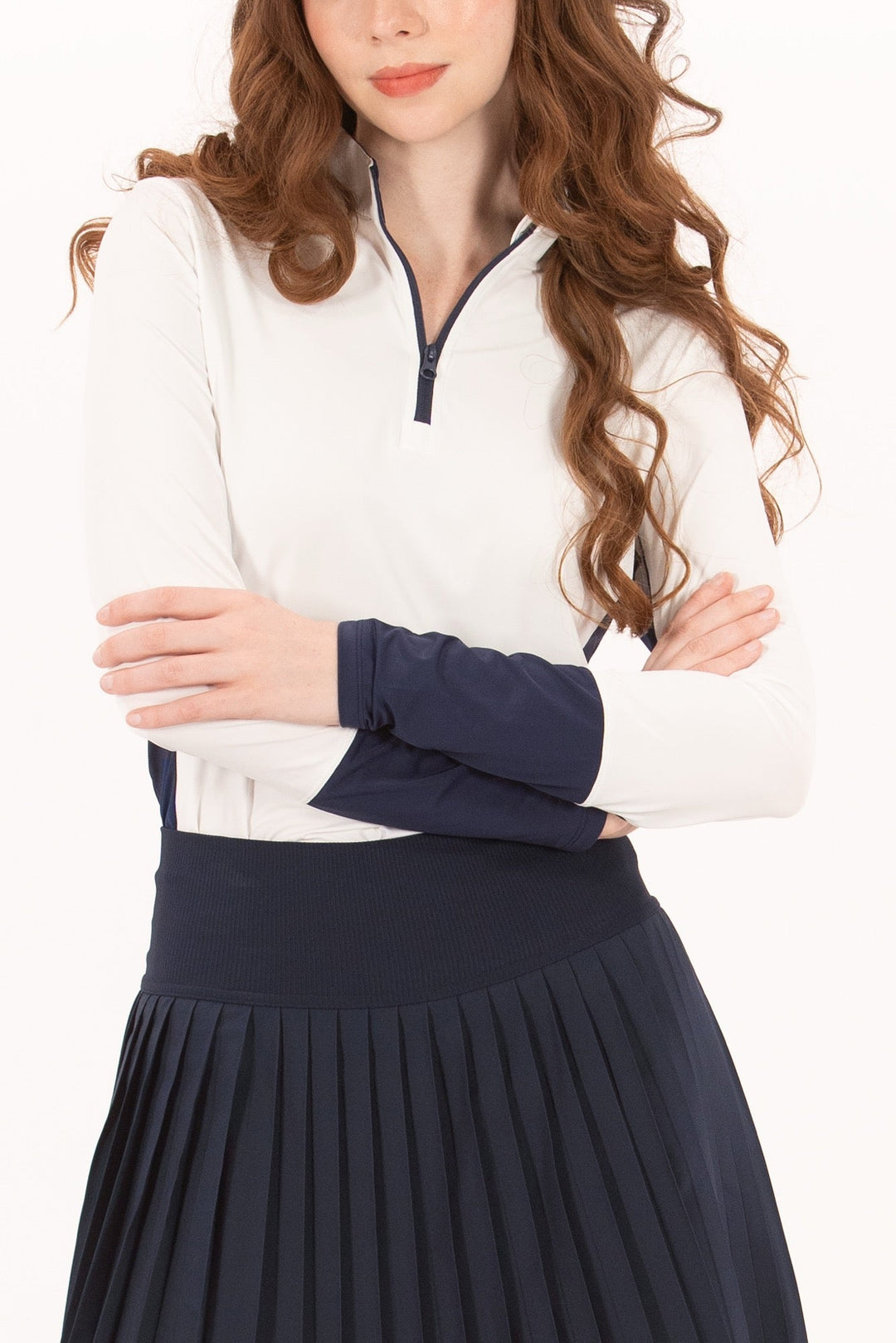 Foray Golf Colorblock Long Sleeve Sun Shirt