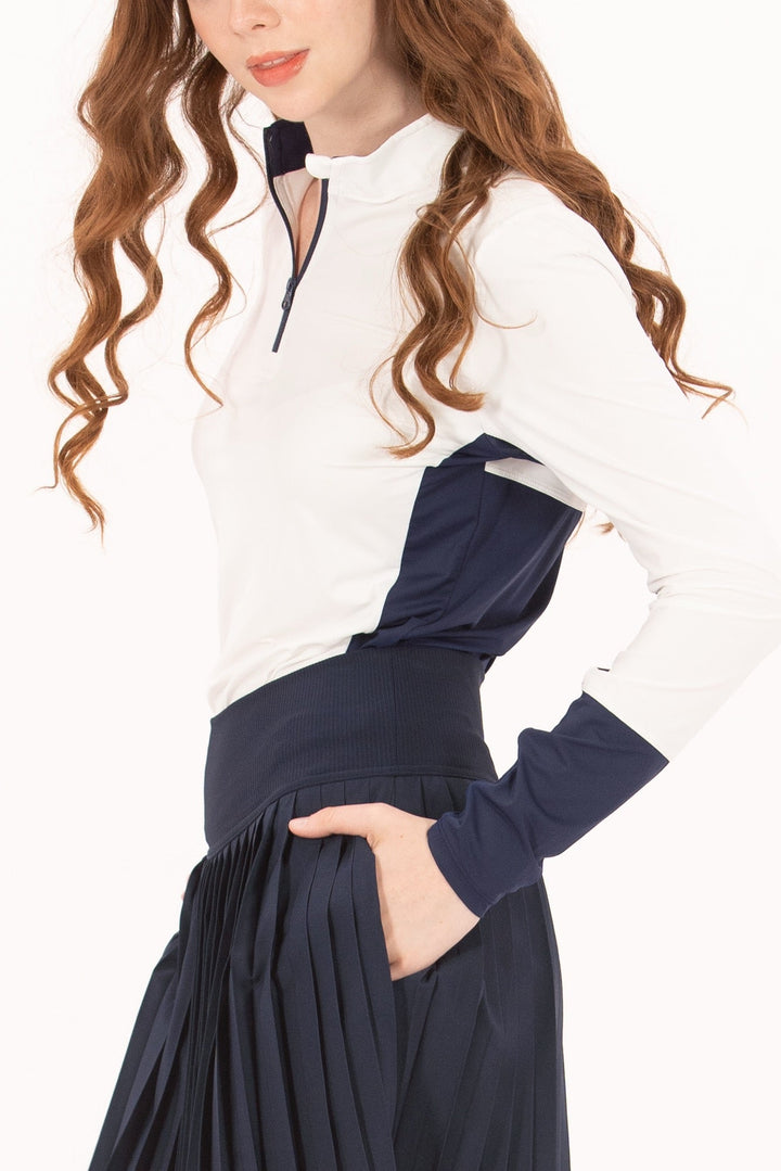 Foray Golf Colorblock Long Sleeve Sun Shirt