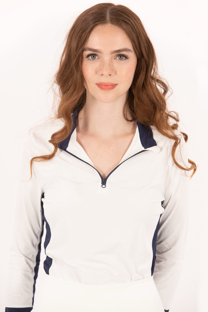 Foray Golf Colorblock Long Sleeve Sun Shirt