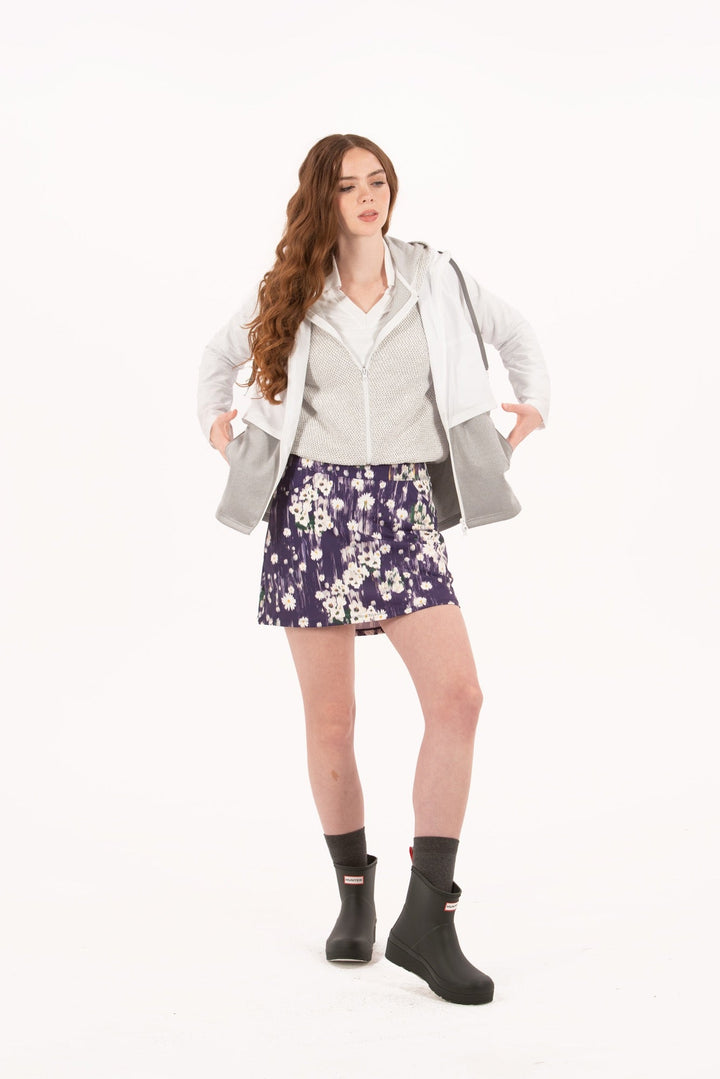 Foray Golf Double Layer White/Marl Grey Jacket