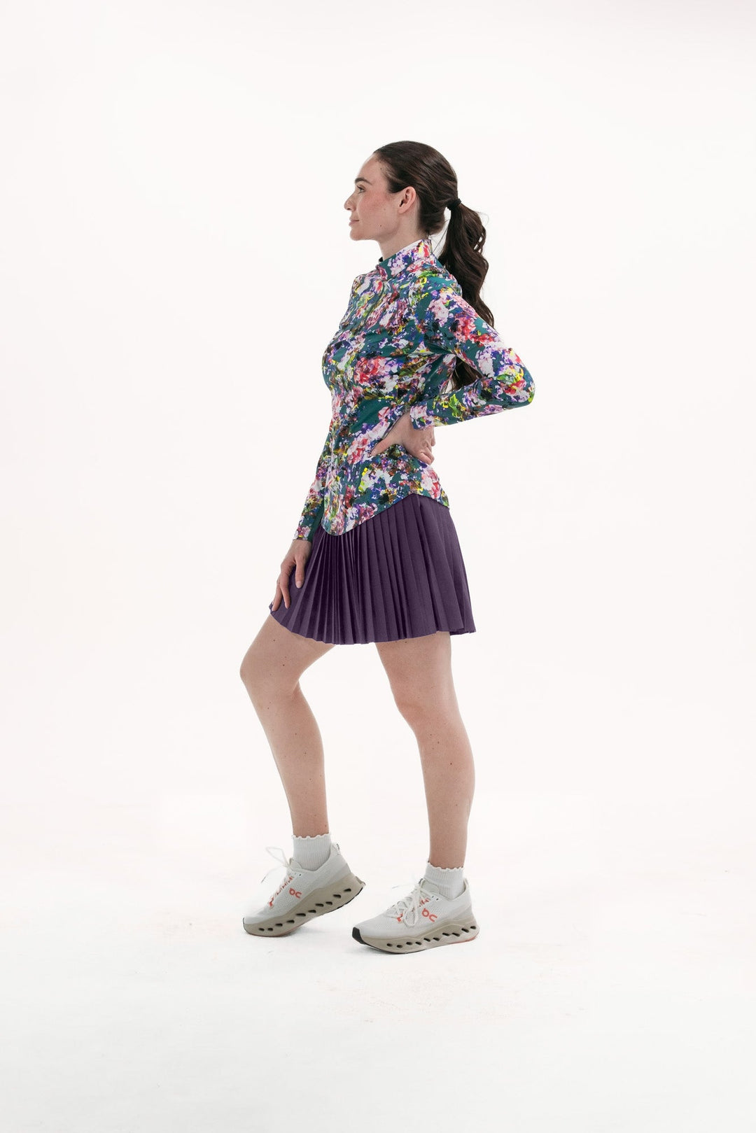 Foray Golf Floral Printed Sun Shirt