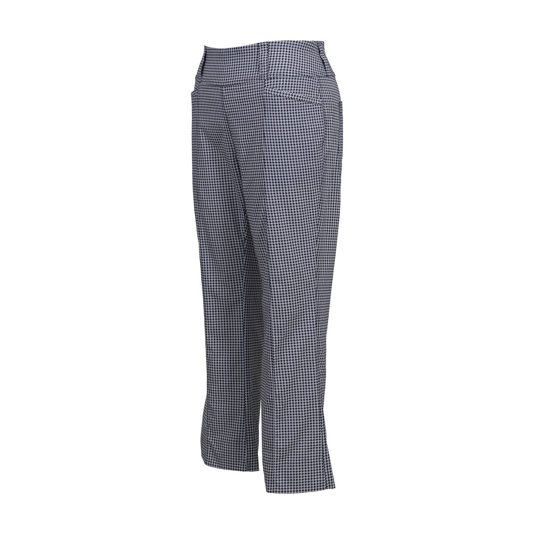 JoFit Slimmer Mini Houndstooth Flare Crop Pant [S26]
