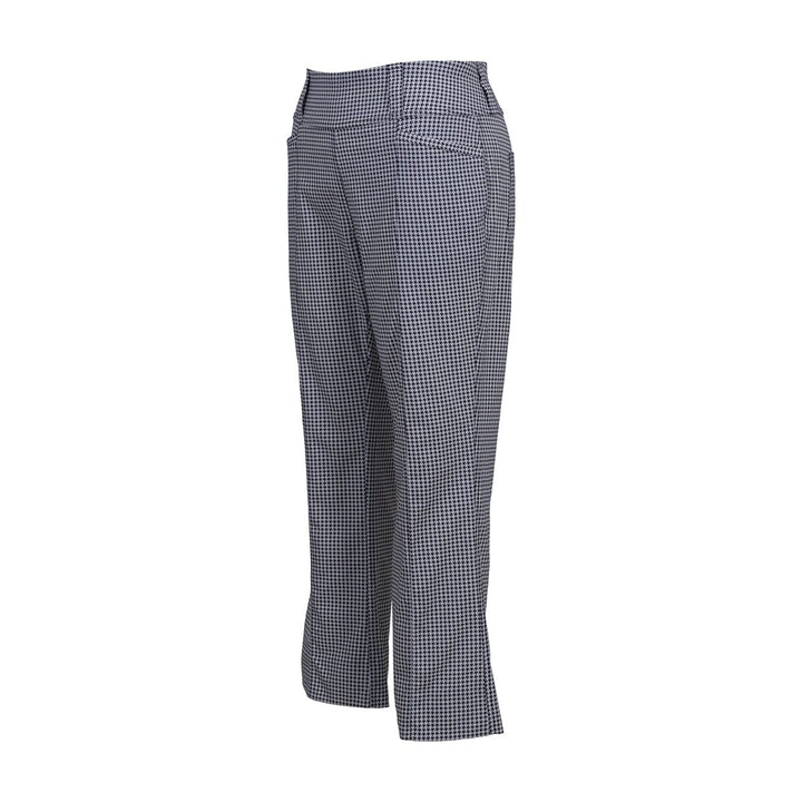 JoFit Slimmer Mini Houndstooth Flare Crop Pant [S26]