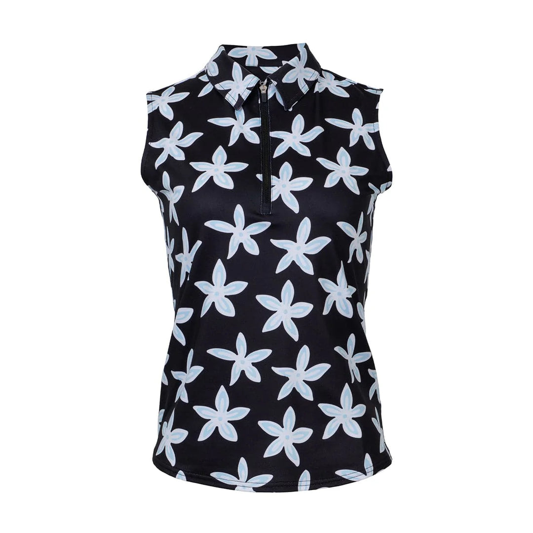 JoFit Sleeveless Fleur Royale Polo [S26]