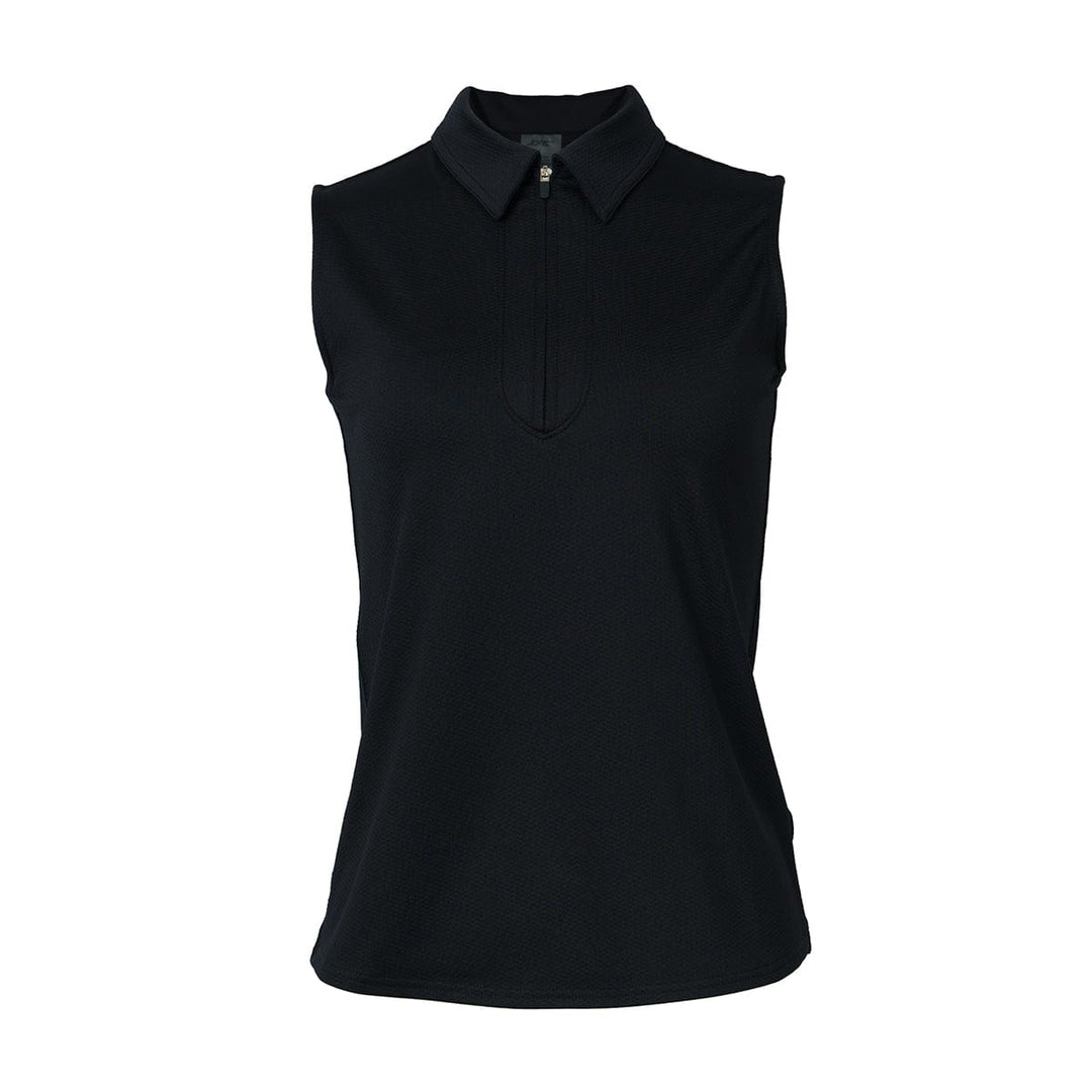 JoFit Sleeveless Black Polo