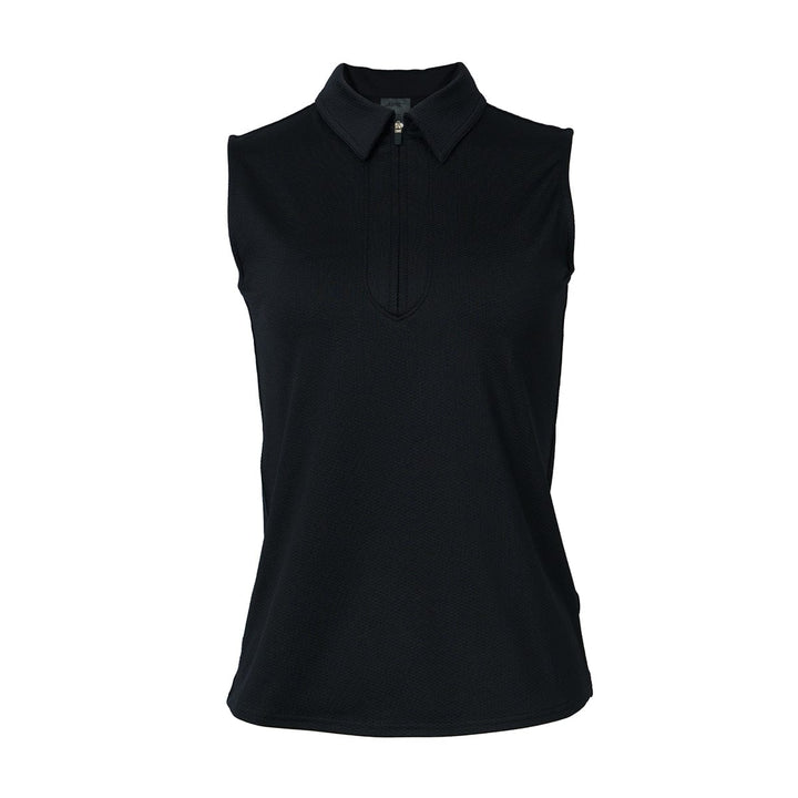 JoFit Sleeveless Black Polo