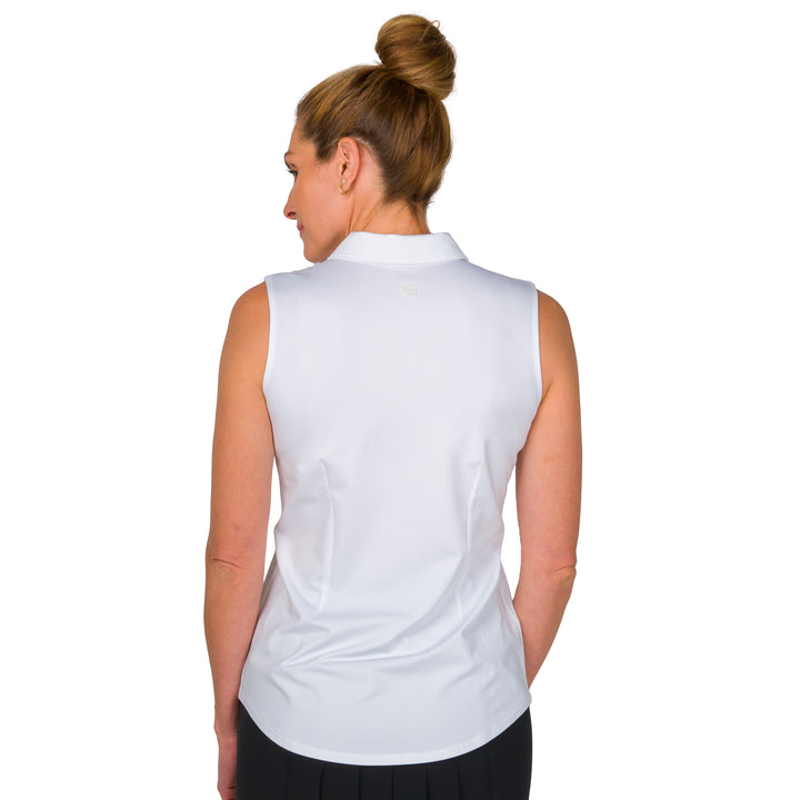 JoFit Sleeveless Jersey Zip Polo [S26]