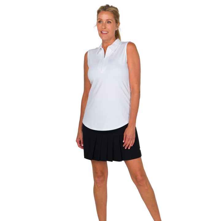 JoFit Sleeveless Jersey Zip Polo [S26]