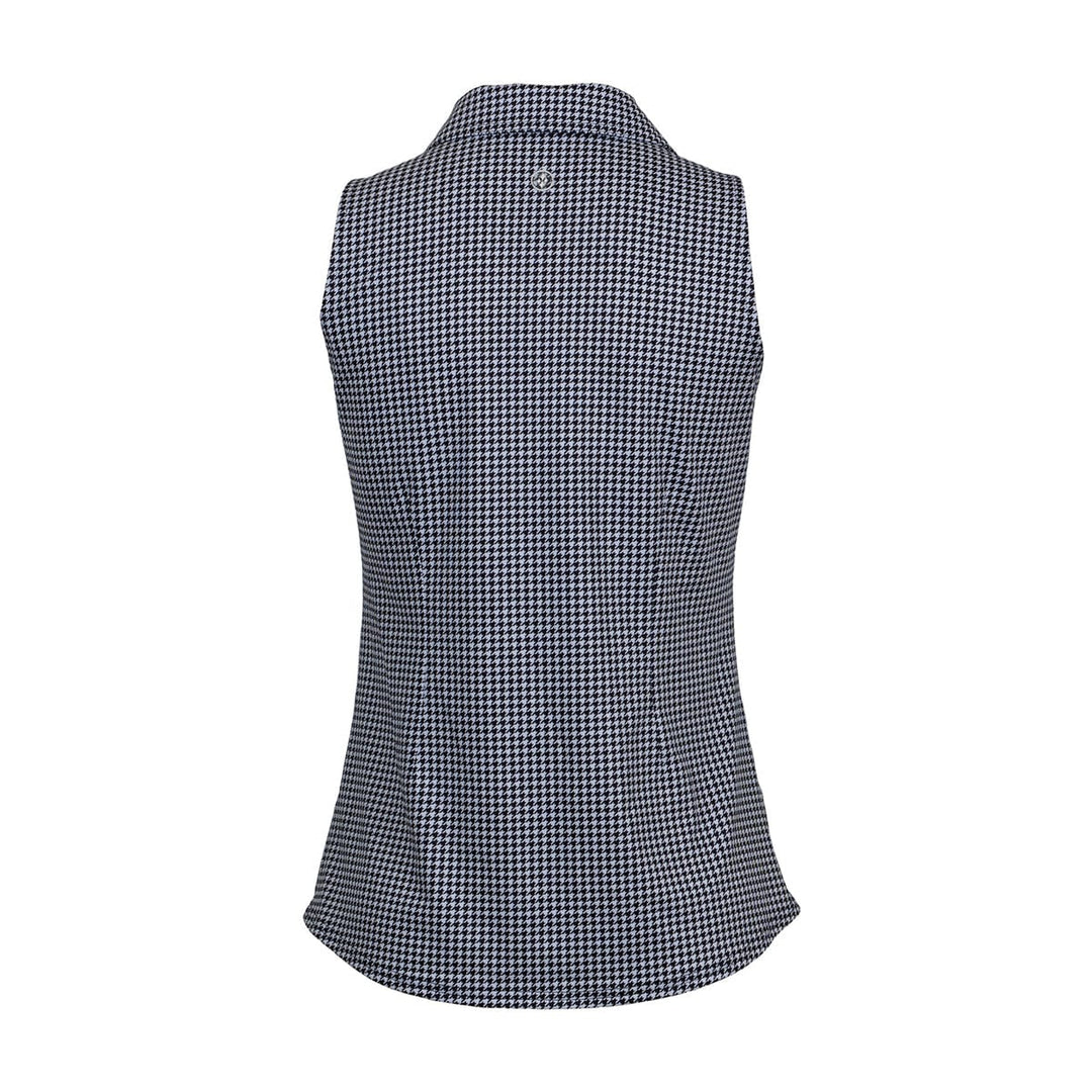 JoFit Johnny Collar Mini Houndstooth Cutaway Polo [S26]