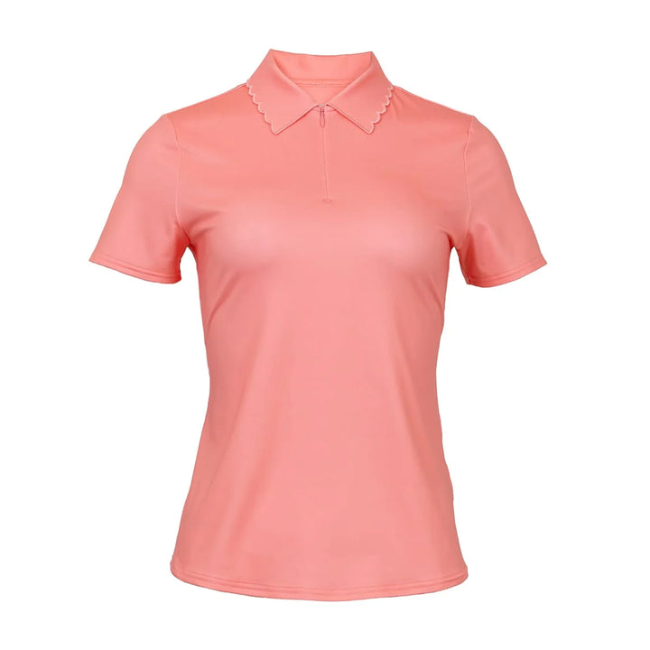 JoFit Petal Pink Mindy Short Sleeve Polo