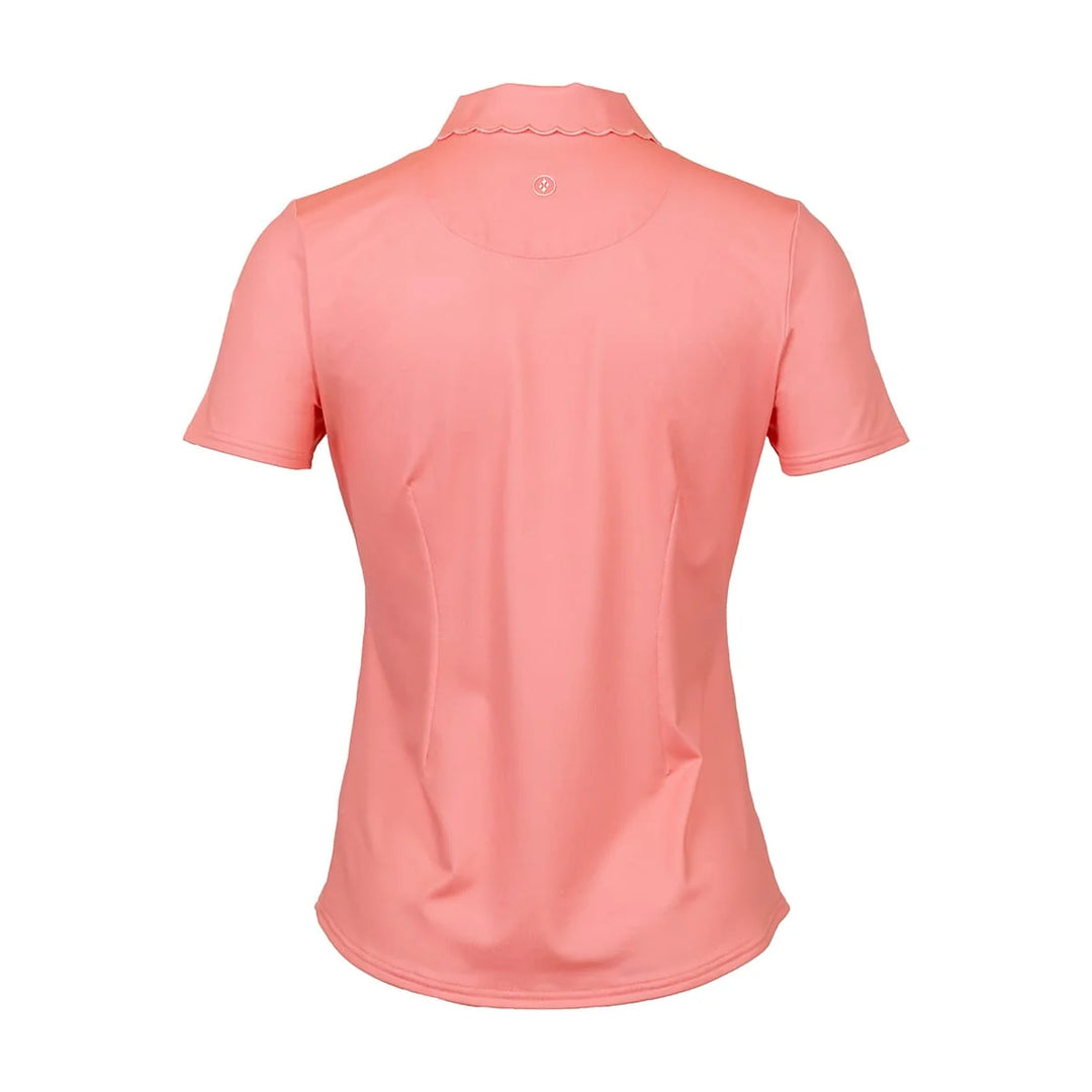 JoFit Petal Pink Mindy Short Sleeve Polo
