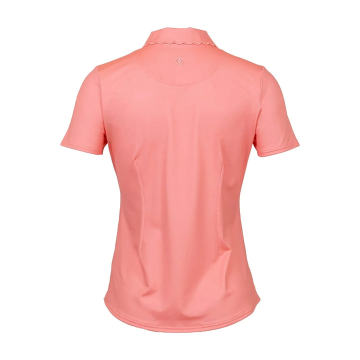 JoFit Petal Pink Mindy Short Sleeve Polo