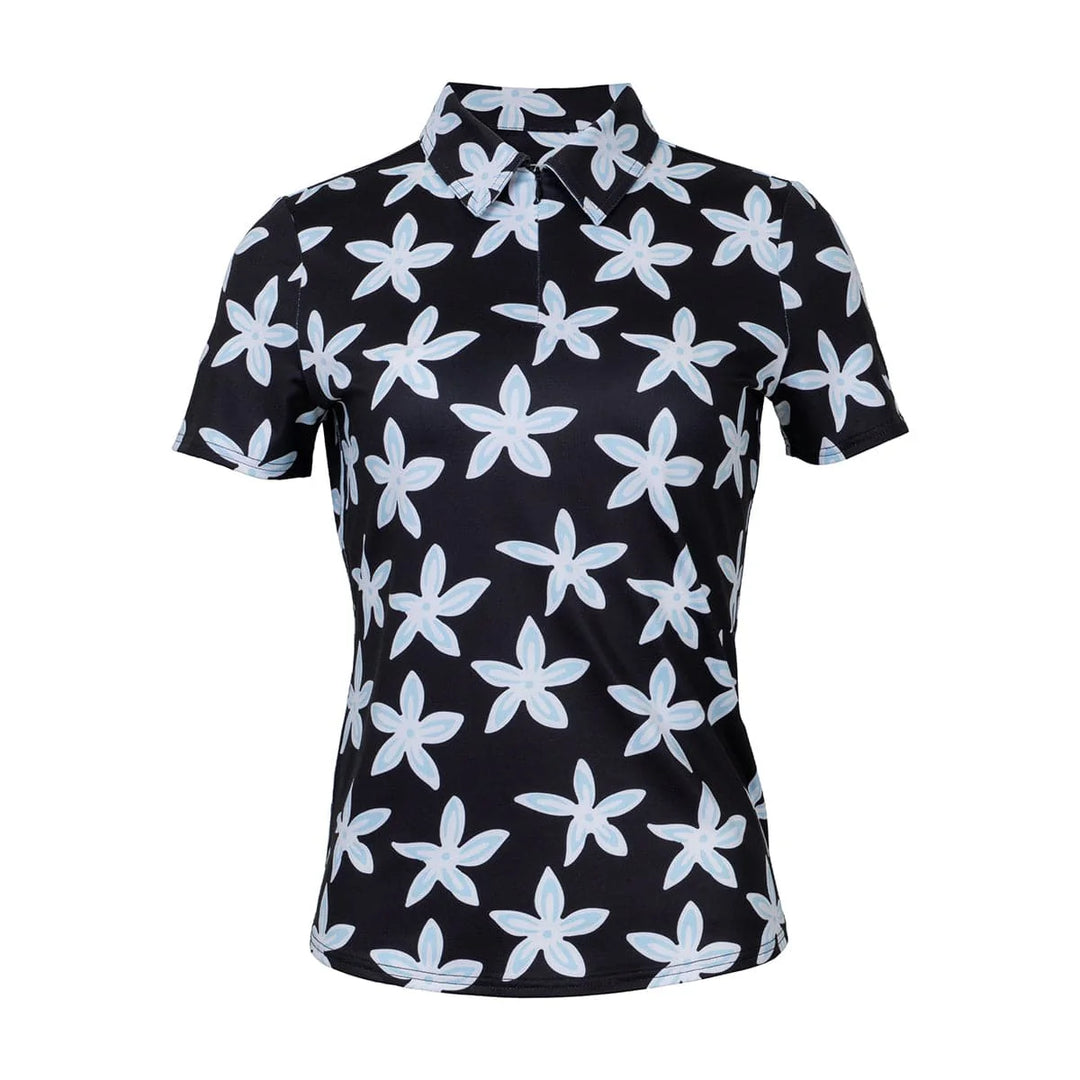 JoFit Mia Fleur Royale Short Sleeve Polo [S26]
