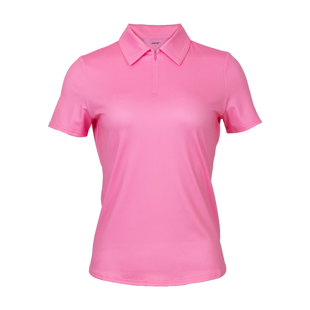 JoFit Mia Rosebud Pink Short Sleeve Polo [S26]