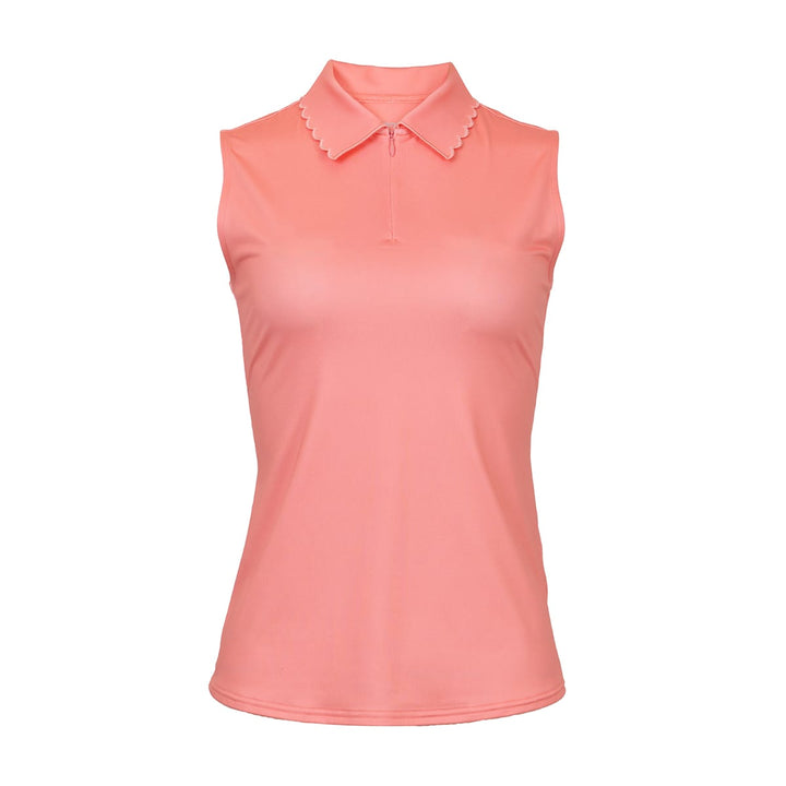 JoFit Mindy Petal Pink Sleeveless Polo