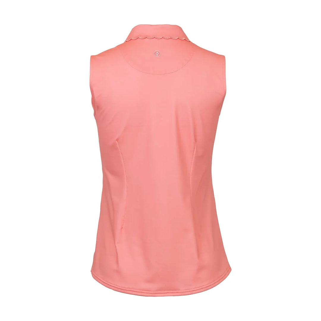 JoFit Mindy Petal Pink Sleeveless Polo