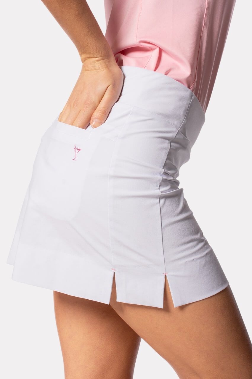 Golftini White Be An Athlete Skort