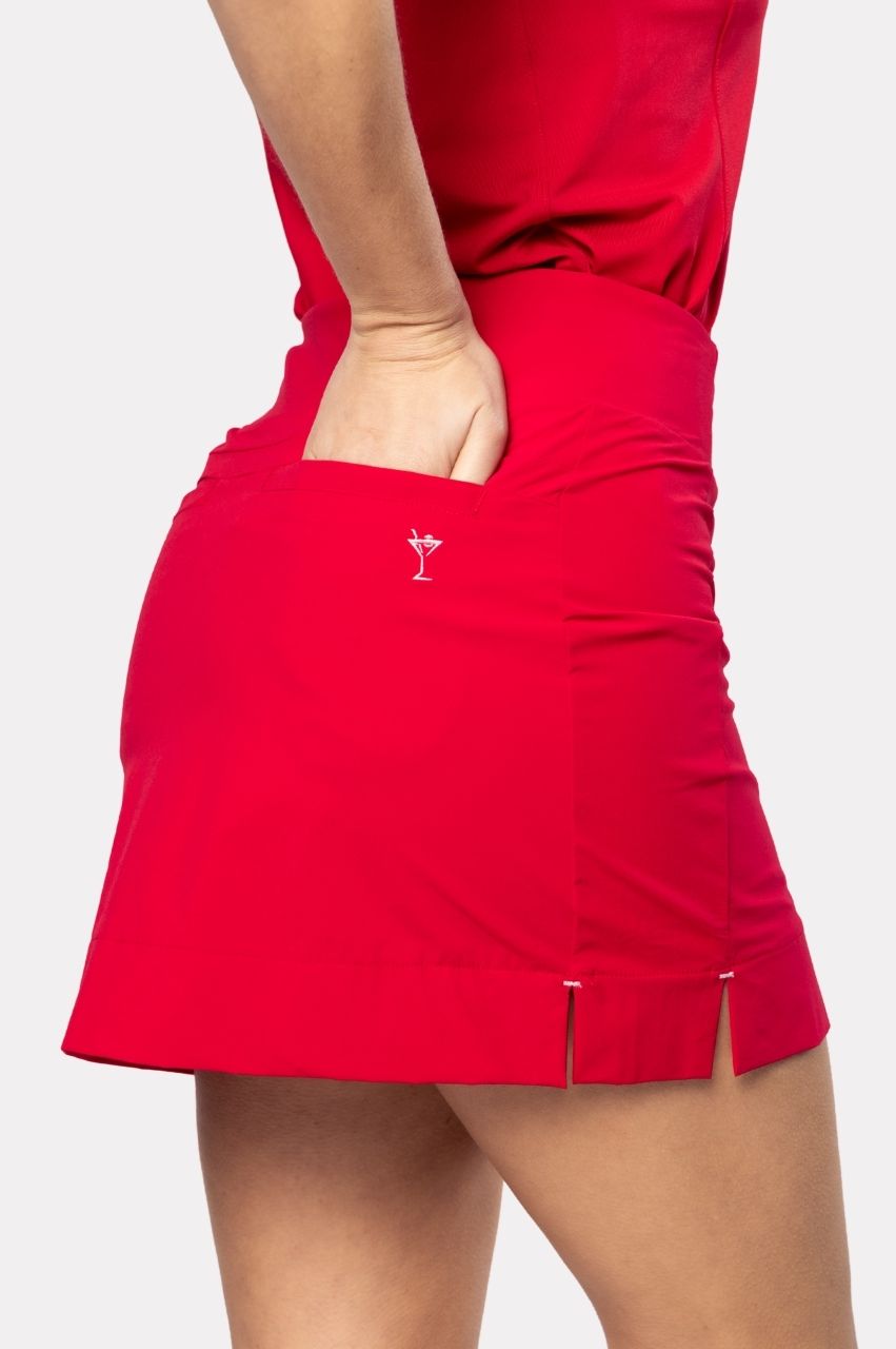 Golftini Red Be An Athlete Skort