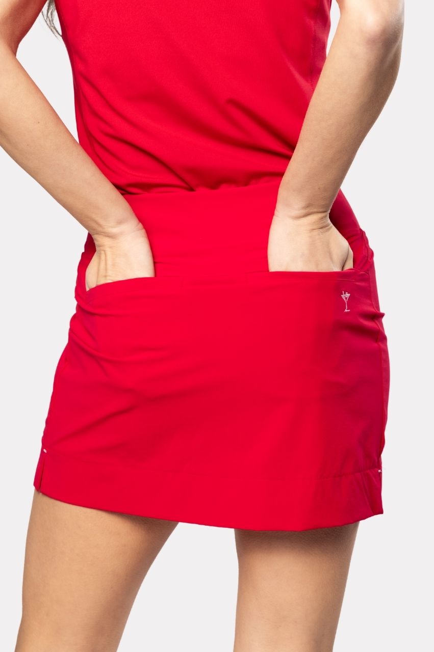 Golftini Red Be An Athlete Skort