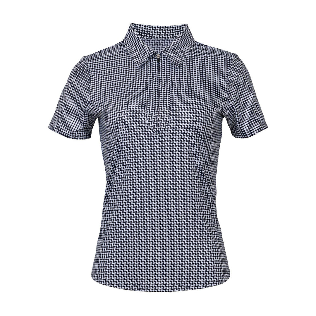 JoFit Performance Mini Houndstooth Short Sleeve Polo [S26]