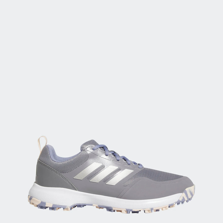 Adidas Tech Response 3 Silver/Violet Spikeless Golf Shoes
