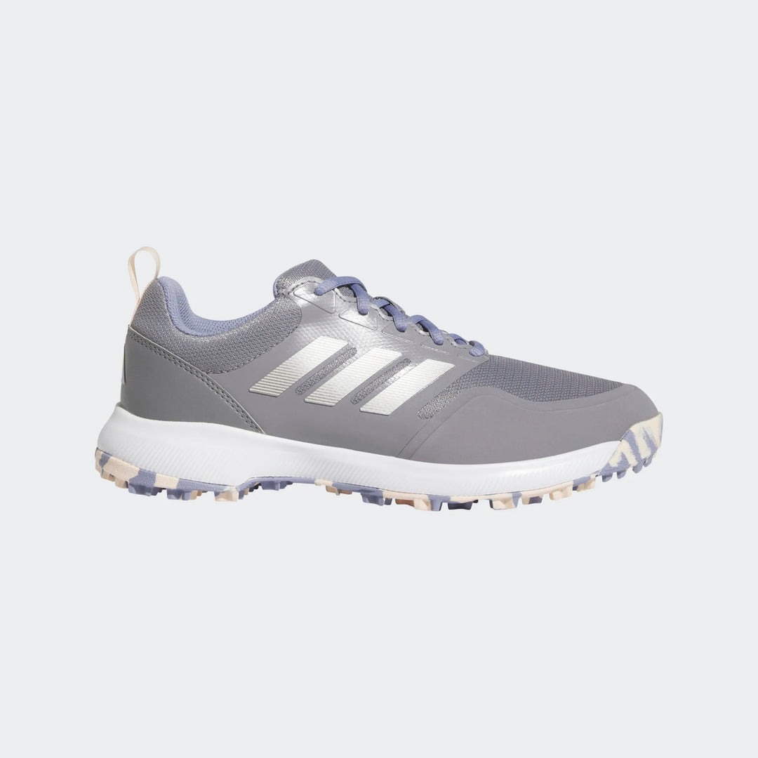 Adidas Tech Response 3 Silver/Violet Spikeless Golf Shoes
