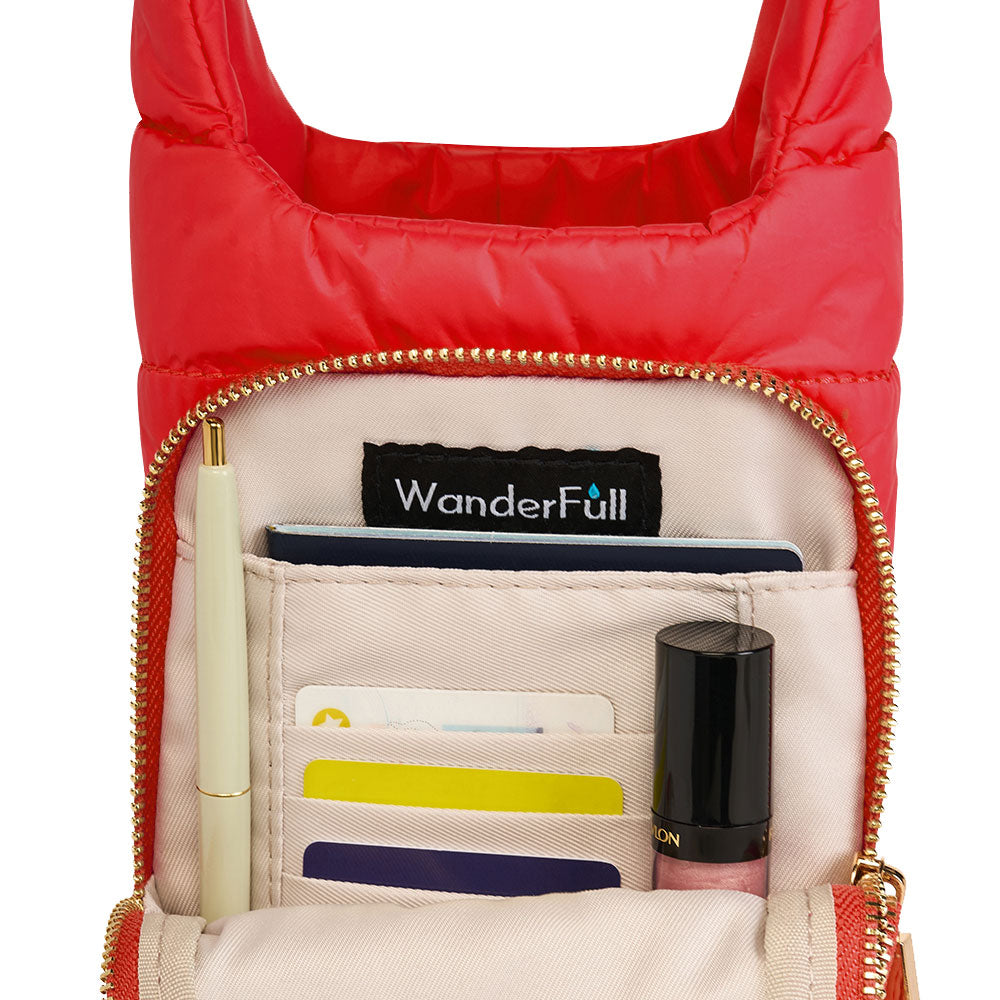 WanderFull Classic Matte Poppy Red HydroBag® Solid Strap
