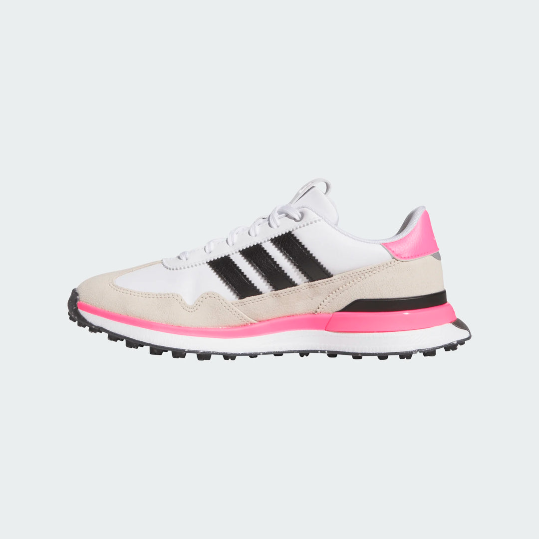 Adidas S2G 26 Textile Cloud/Lucid Pink Spikeless Golf Shoe 
