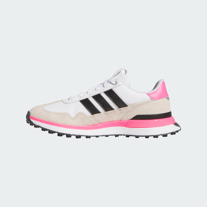 Adidas S2G 26 Textile Cloud/Lucid Pink Spikeless Golf Shoe 