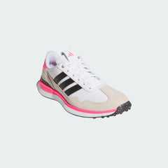 Adidas S2G 26 Textile Cloud/Lucid Pink Spikeless Golf Shoe 