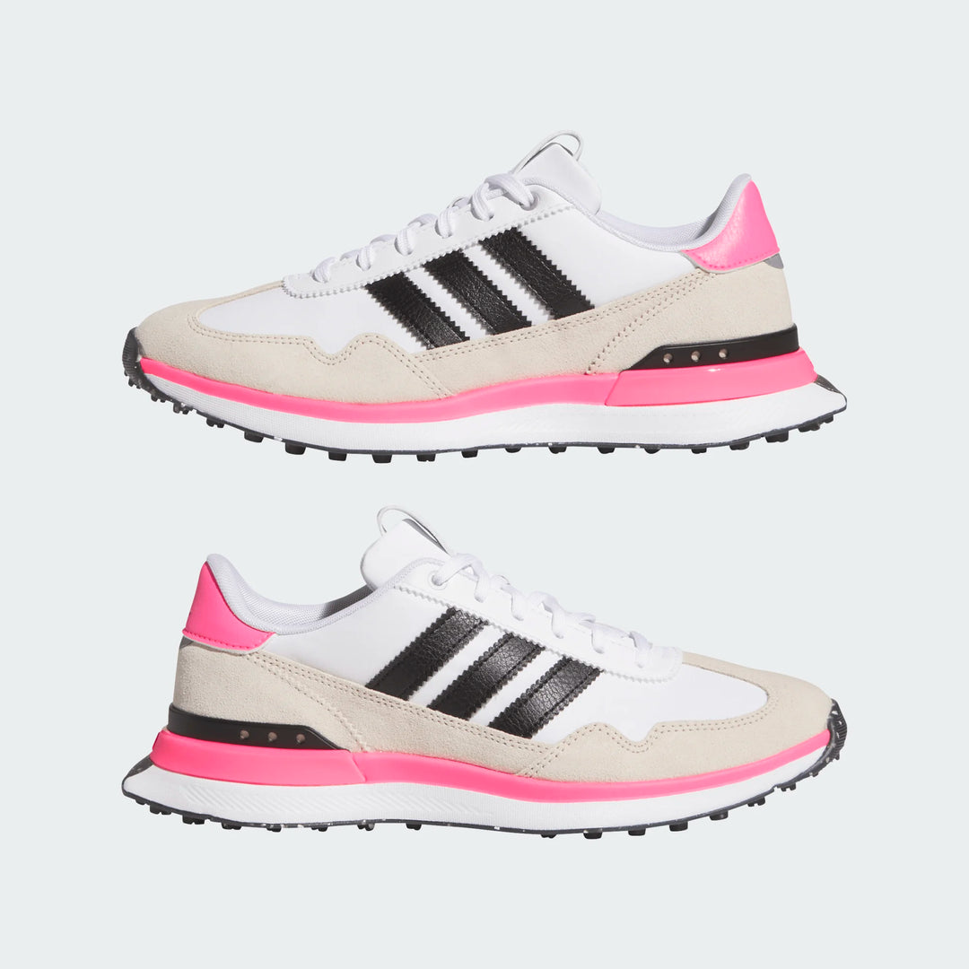 Adidas S2G 26 Textile Cloud/Lucid Pink Spikeless Golf Shoe 